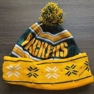 Green Bay Packer Light Up Stocking Hat 